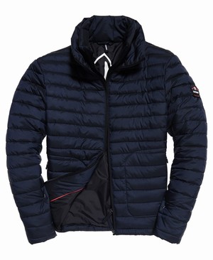 Superdry Fuji Double Cipzár Férfi Kabát Sötétkék | YKZWJ6479